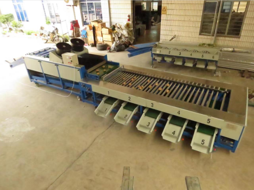 Fruit vegetable grading machine 